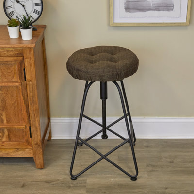 Coussin de siège de tabouret de bar antidérapant rond, 14 pouces