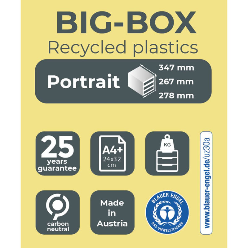 Plastic Desk Organiser Set