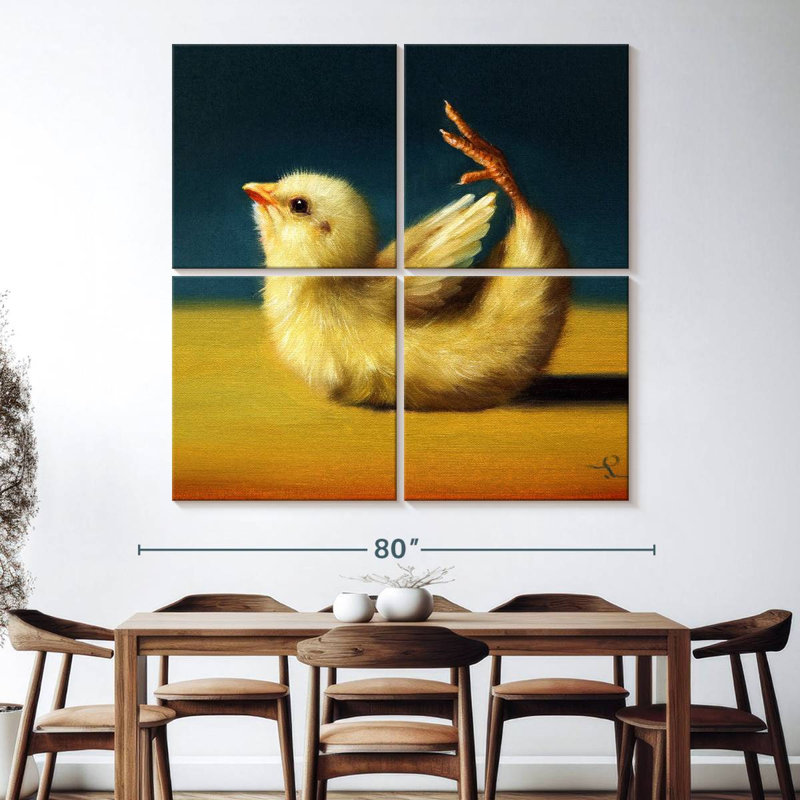 Ketti Yoga Chick Bow Pose, 74" H x 74" W