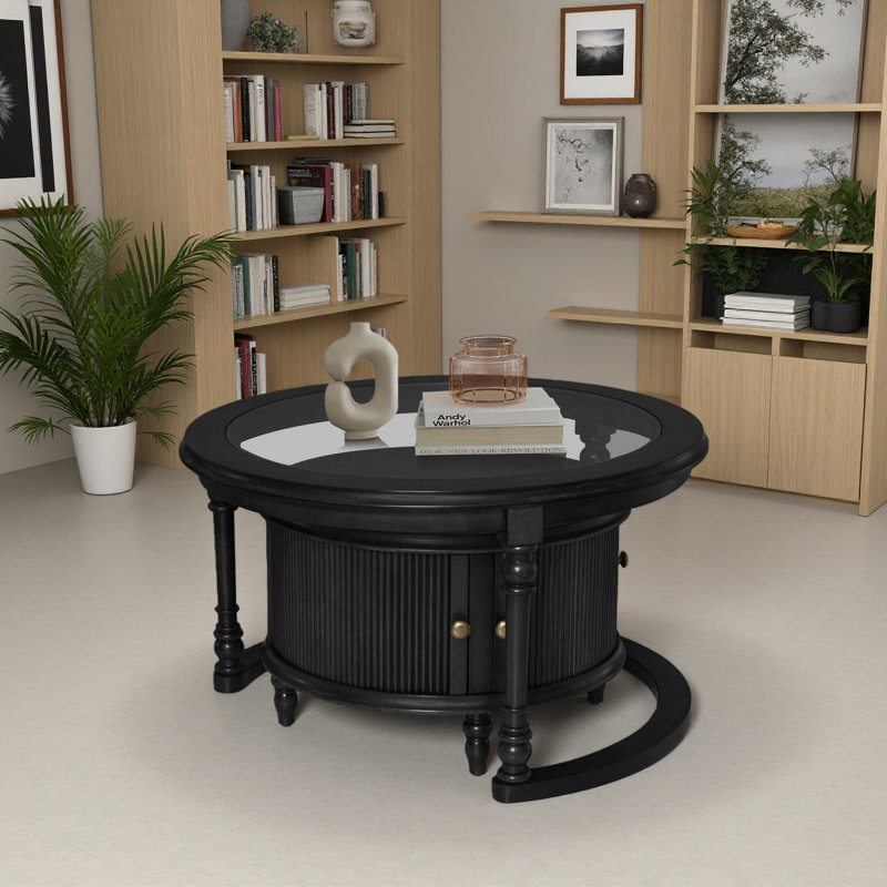Ensemble de tables basses Modern Modern, Noir