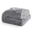 Jeté de lit en fausse fourrure de sherpa Bedure - Couverture de lit moelleuse ultra douce pour chambre de dortoir - Gris - Cadeau parfait pour les adolescentes-105680399-129402030
