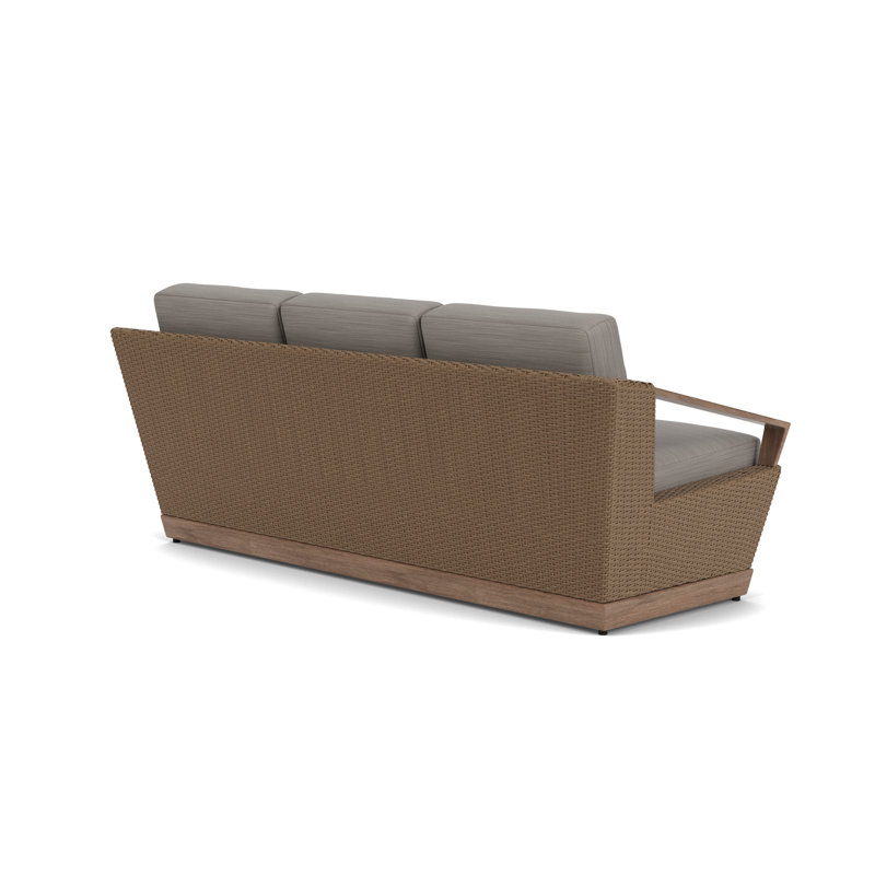 Charisma Outdoor 3 - Seat Patio Sofa, Boten Dark Urban