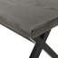 Banc de salle à manger d'extérieur en aluminium avec structure en acier-1619717732