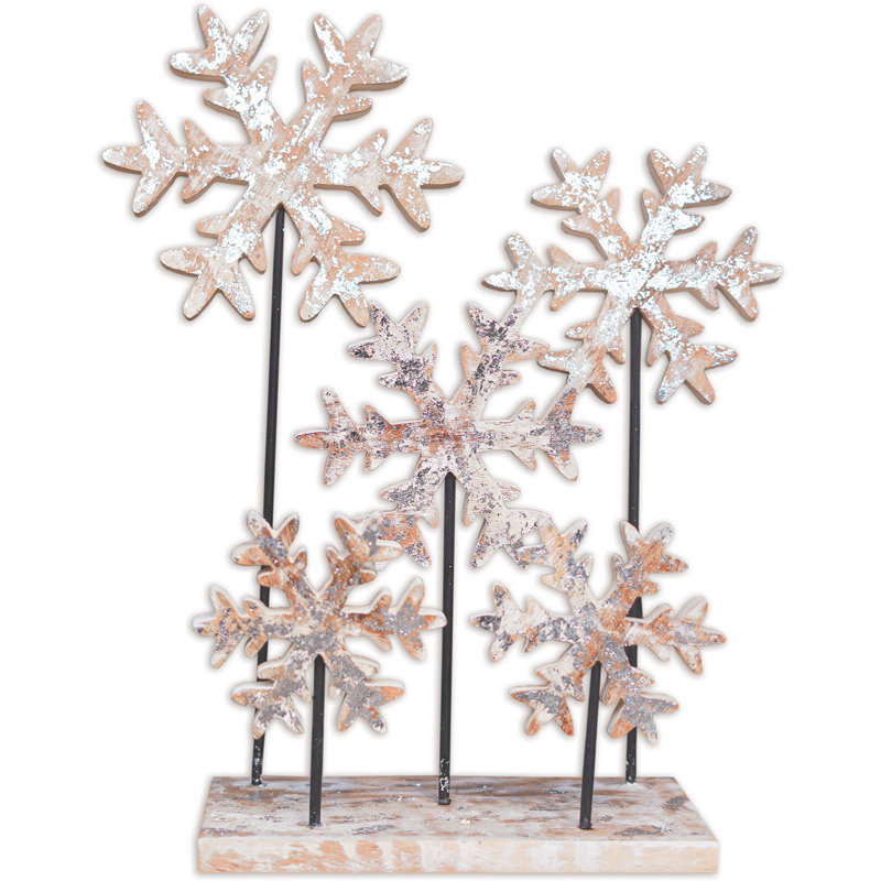 Plateau de table flocon de neige