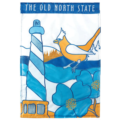 Double Sided 18 in. H x 13 in. W Polyester Garden flag