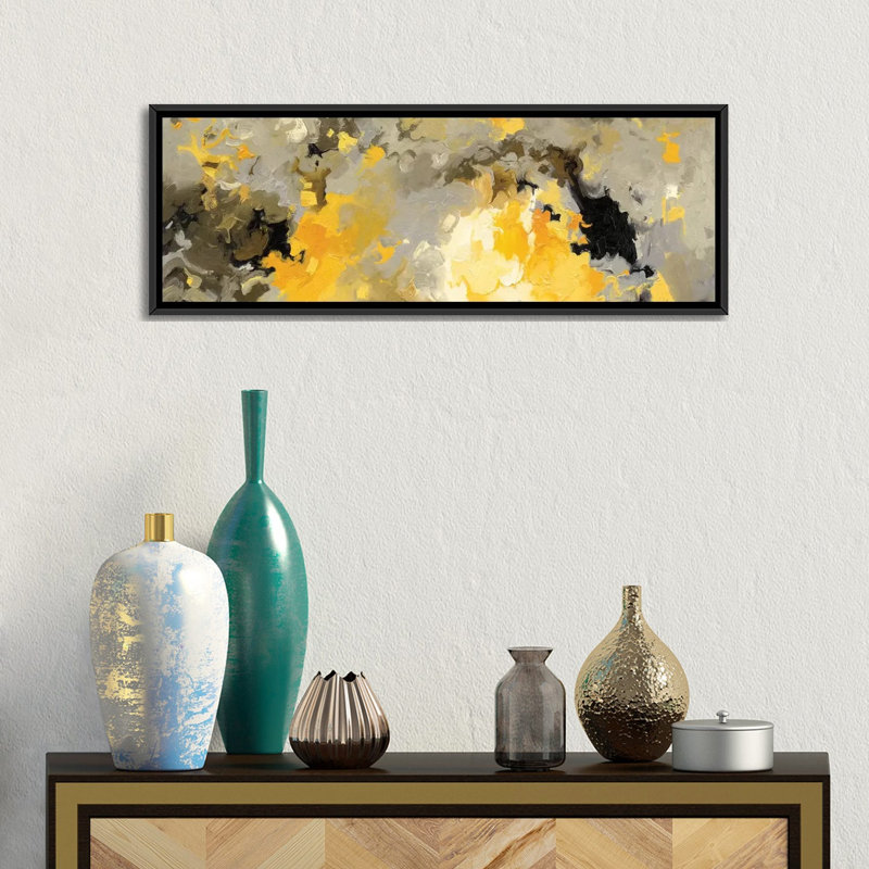 Reproduction d’art sur toile tendue star cloud, H 12 po x l 36 po x P 1,5 po, Toile avec cadre noir