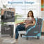 Fauteuil en similicuir-1873726864
