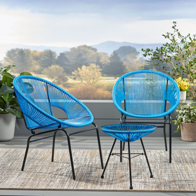 Gina 3 Piece Rattan Seating Group
