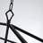 6-light Black Farmhouse Linear Lantern Chandelier