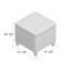 Repose-pieds carré avec rangement 17,5 "Asha-1339179229