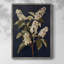 Reproduction encadrée FLORAL Series CLV III - bois massif-364419558