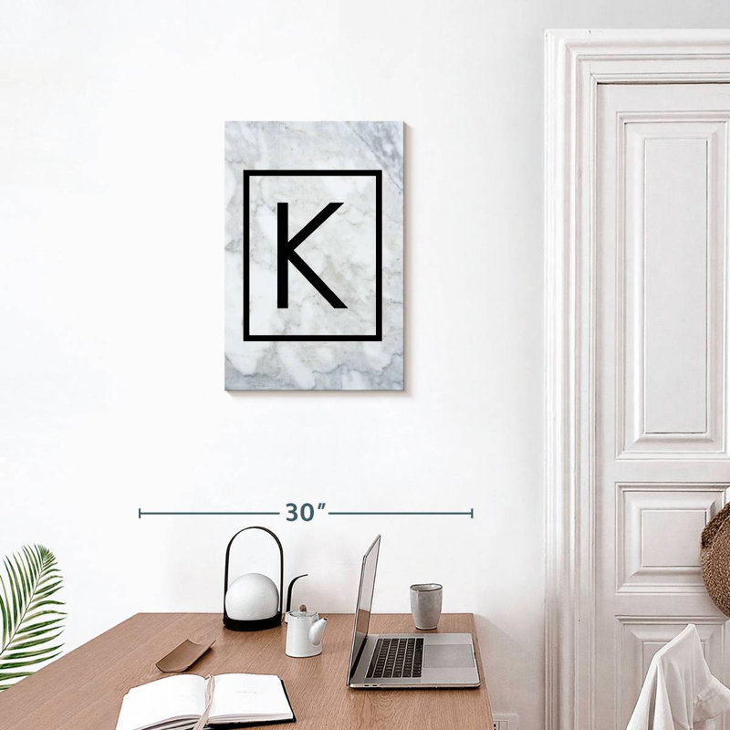 Letter K, 24" H x 16" W