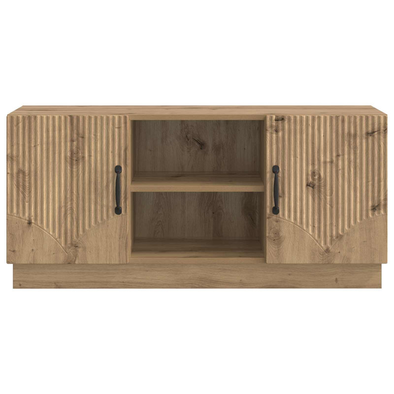 TV Stand, 47cm H x 102cm L x 34.5cm W, Artisan Oak