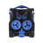 2-Tier Folding Cart  Multi Use Functional Collapsible carts  Shopping Trolley with Wheels  Shopping Cart with Storage Crate  Utility Cart for Groceries Warehouse Supermarket