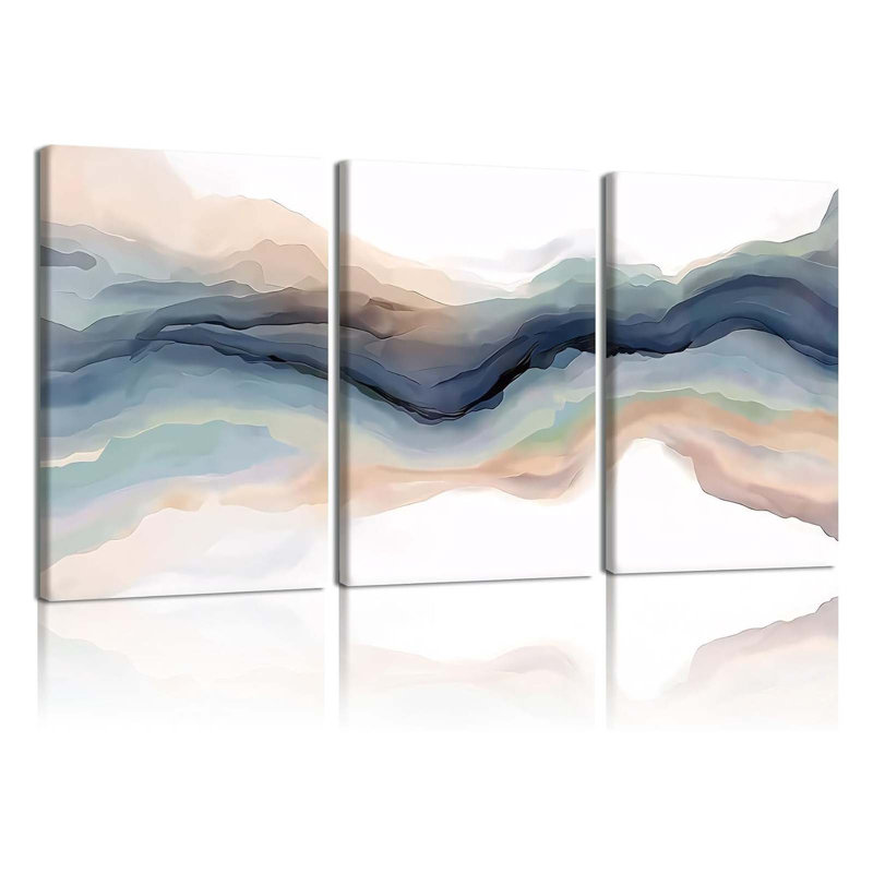 3 Piece Wrapped Canvas Wall Art