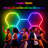 RGB Hexagon LED Wall Lights Smart Modular Honeycomb Panels, Music Sync, App & Remote Control, DIY Color Lighting For Gaming Room-173789888
