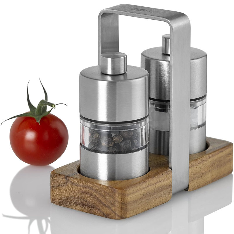 Brand No Power Source Required / Manual Salt And Pepper Shaker Set