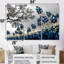 «Blue Texas Treasure Accent With Grey - Blue Bonnets», ensemble de reproduction d'art mural-107181905-107181907