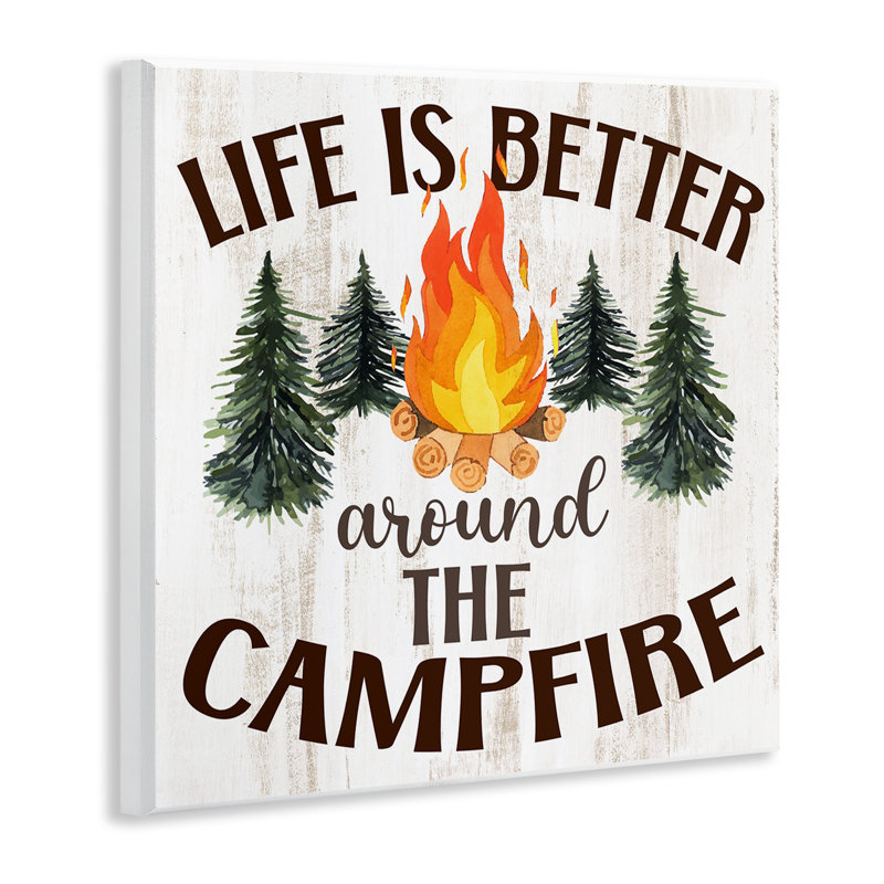 «Rustic Campfire», impression sur plaque murale par Kim Allen