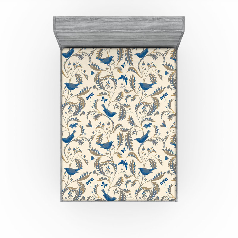 Drap-housse Ambesonne Cottagecore, Drap-housse très grand californien