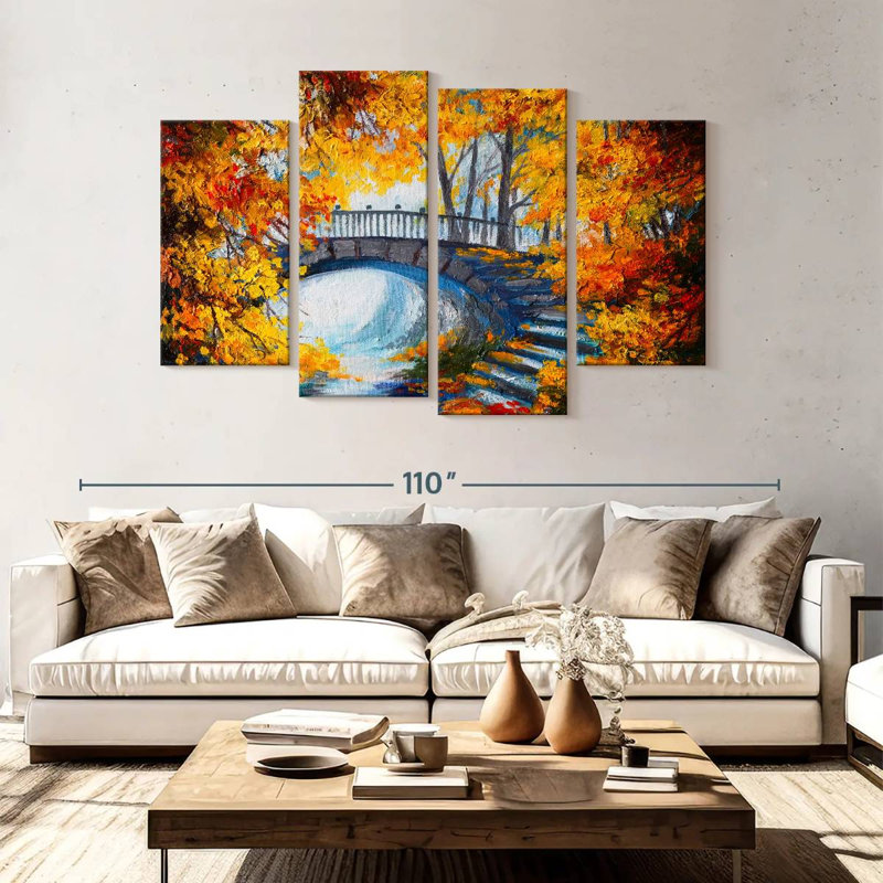 Lilie The Fall, 54'' H x 84'' W