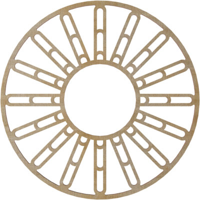 Médaillon de plafond 20 po x 7 pi 1/4 po x H 3/8 po Hale
