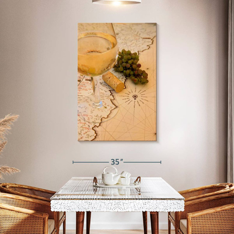 Yarlin Winery Map, 48" H x 32" W