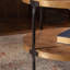 Round Wooden two-ply Coffee Table