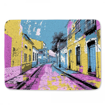 Tapis de salle de bain Pop Art Street