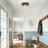 Aavah Glass Semi Flush Mount