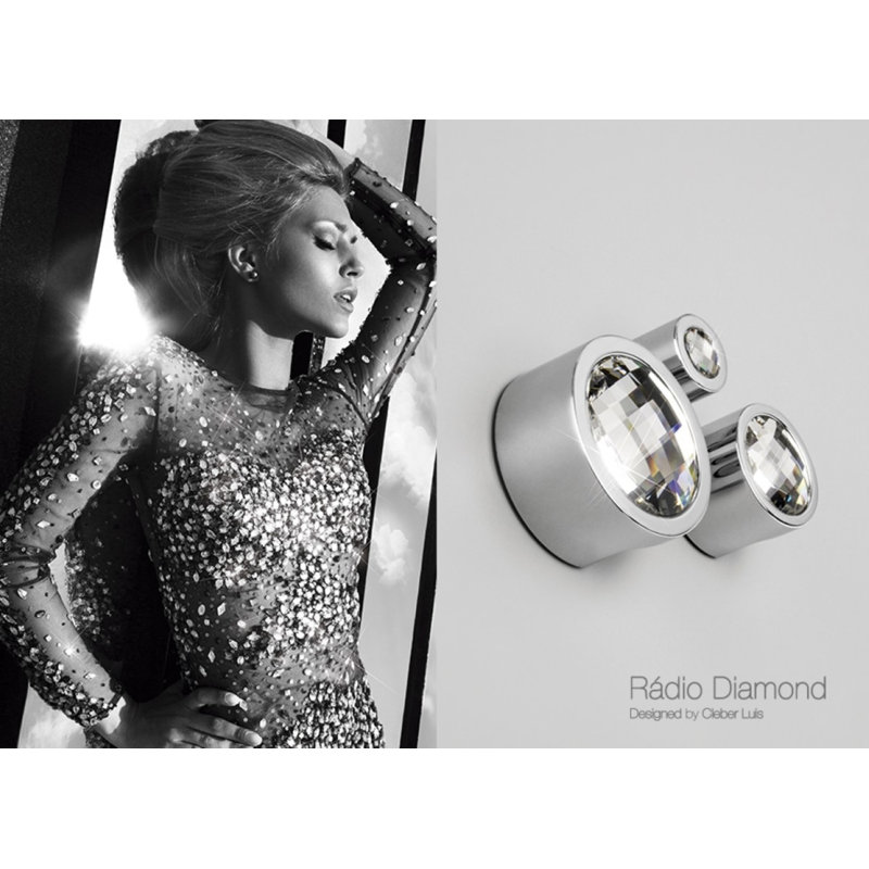 Radio 1 1/16" Diameter Cylindrical Knob