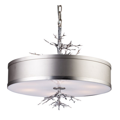 Lustre cylindrique 6 lumières Transitional