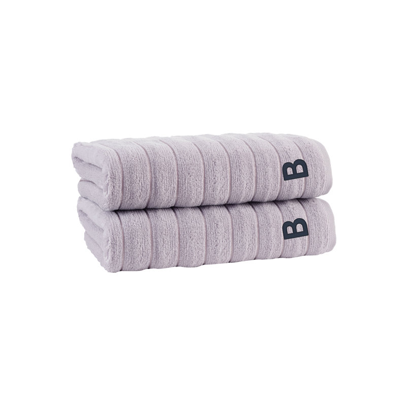 Depue 3 pcs Towel Set, B, Silver