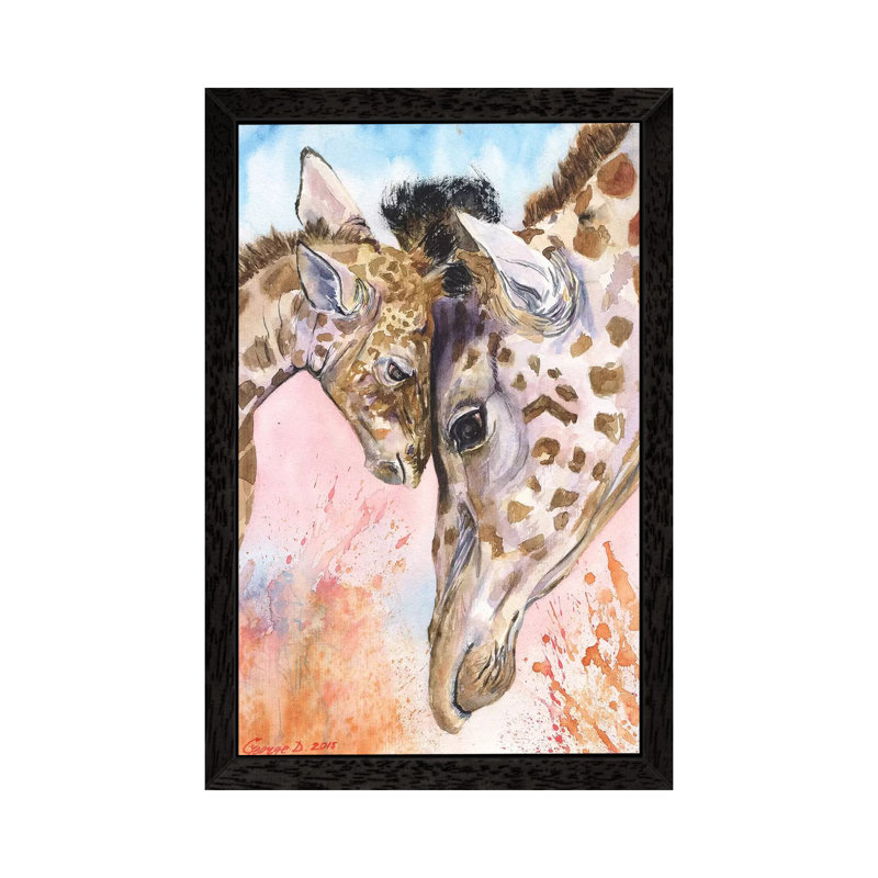1 Piece Wall Art on Canvas, 20.32 cm H x 30.48 cm W, Black Framed