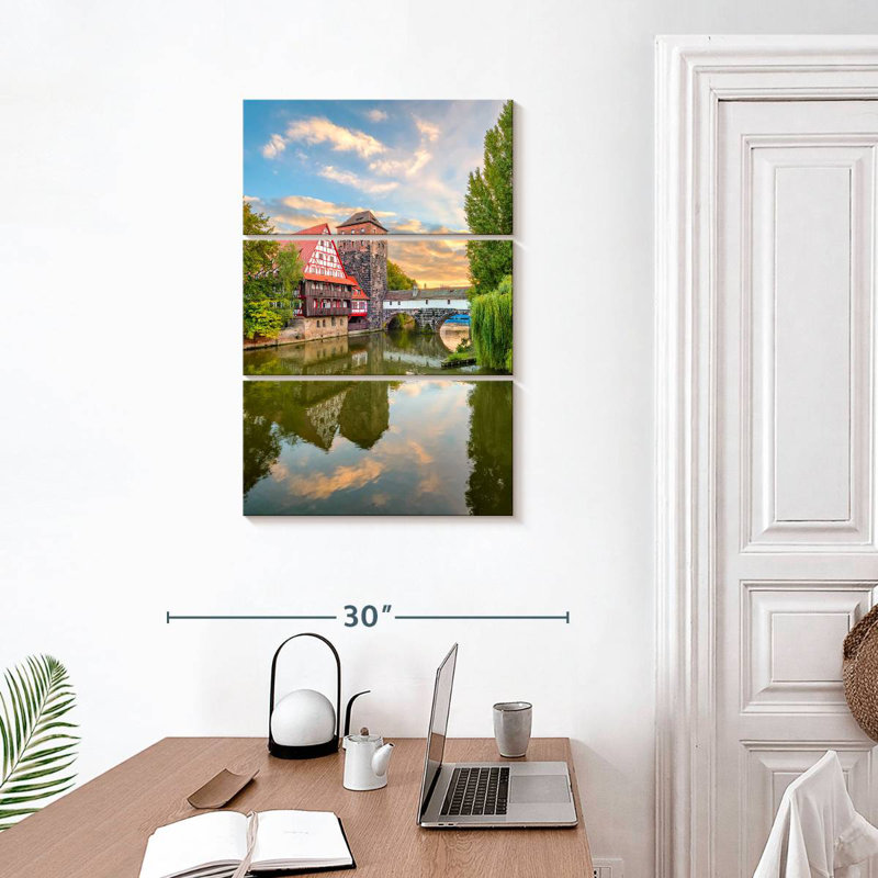 Masam Hangman's Bridge In Nuremberg, 32" H x 20" W