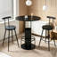 Ensemble de table de bar et tabouret 3 pièces-892755333
