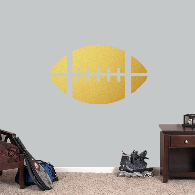 Décalcomanie murale football Haynes, Or