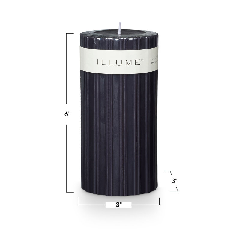 Beautifully Done Pillar Candle, Medium, Blackberry Absinthe
