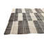 Tapis noir et blanc Ousley