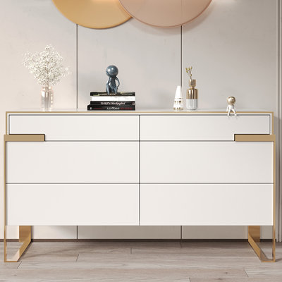 Light luxury cabinet Simple drawer cabinet
