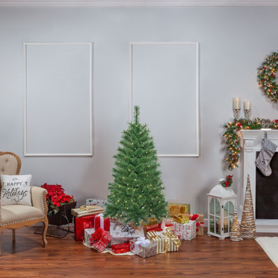 48' Lighted Pine Christmas Tree