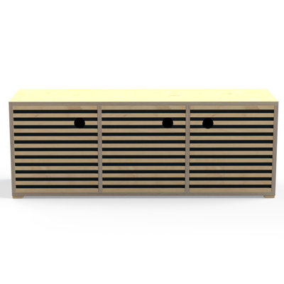 Aurelijus 3 -Door Accent Cabinet