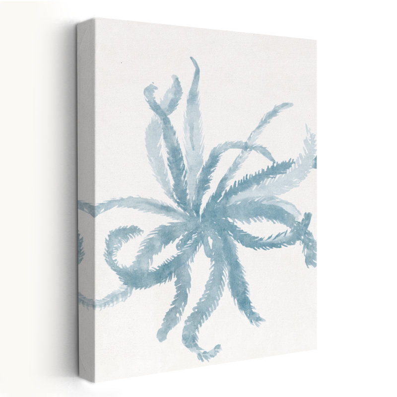 Aquarelle Bloom I - coquillages côtiers et art corail abstrait aquarelle, H 24 po x l 16 po