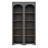 Free Standing 5 Tier Bookshelves, Bookcases Set Of 2, Farmhouse Two-Tone Storage Cabinet With Adjustable Shelves, Modern 72"H Kitchen Pantry Cabinet For Living Room, Home Office, Grey-685128193