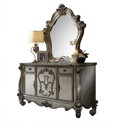 Nekoma Solid Wood 70'' W 5 - Drawer Dresser