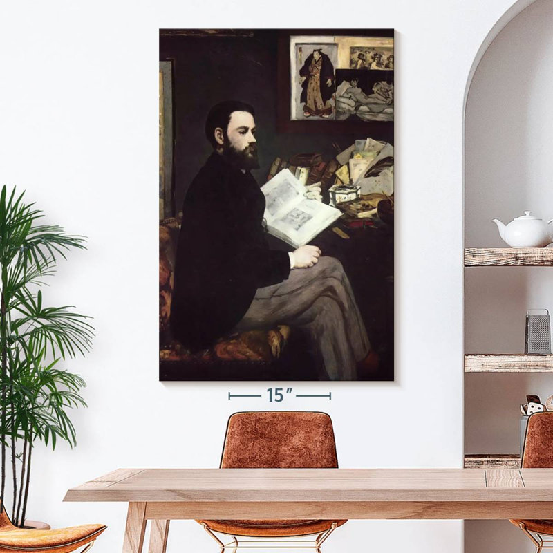 Portrait d'Emile Zola, 51" H x 34" W