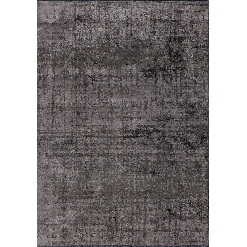 Rapture Gray Abstract Luxury Area Rug, Rectangle 7'10" x 11'2"