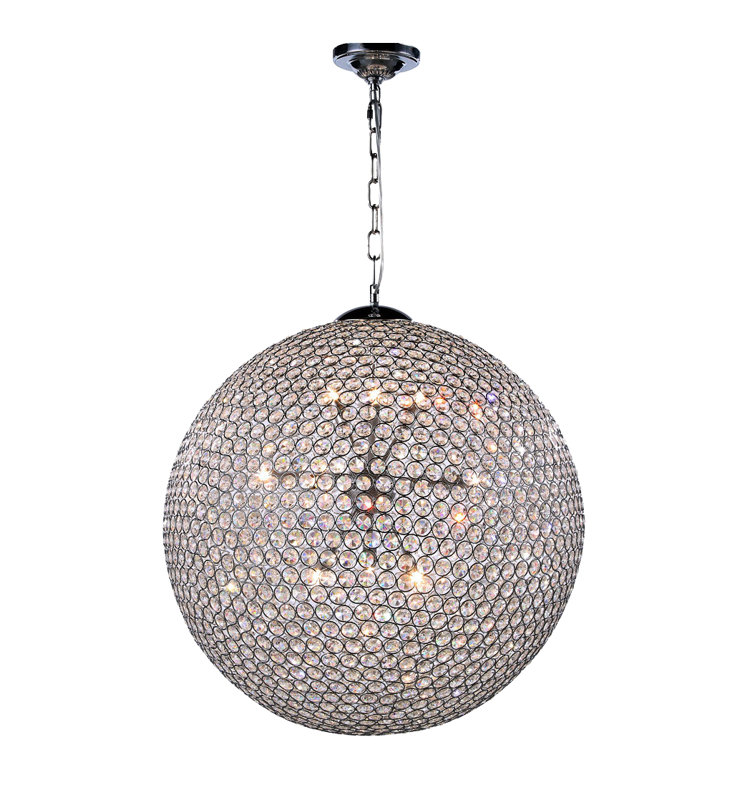 Ja 12 - Light Dimmable Globe Chandelier