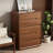 Walnut Solid Wood Accent Cabinet