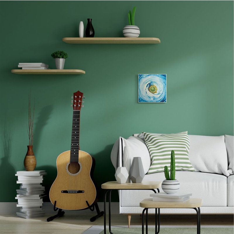 «Abstract Flower Close Up» par Aledanda - reproduction de photo, Plaque murale, H 12 po x l 12 po x P 1,5 po
